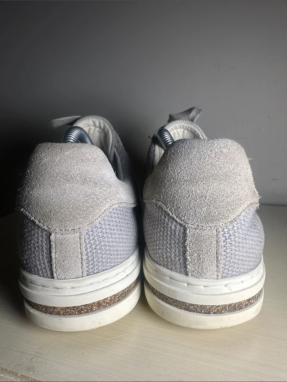 Birkenstock bend low canvas suede Light whale Gray Low-Top Sneakers